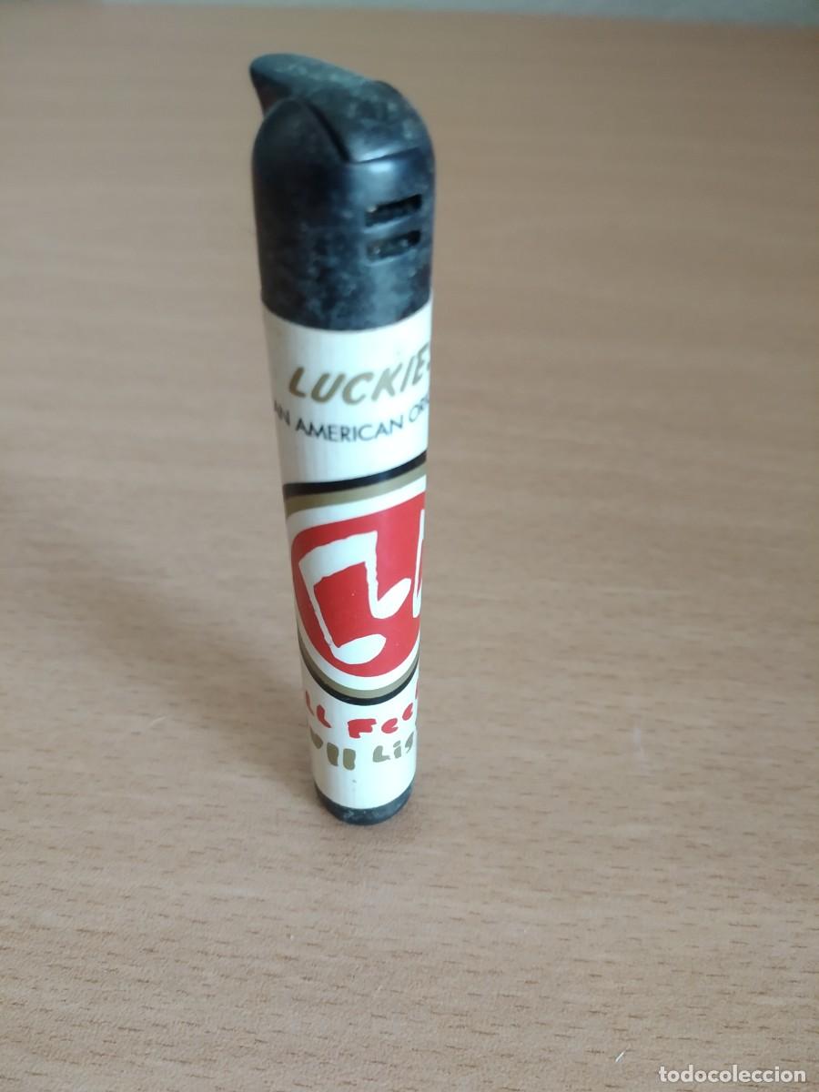 Vintage: Encendedor de propaganda del tabaco Lucky Strike - Foto 1