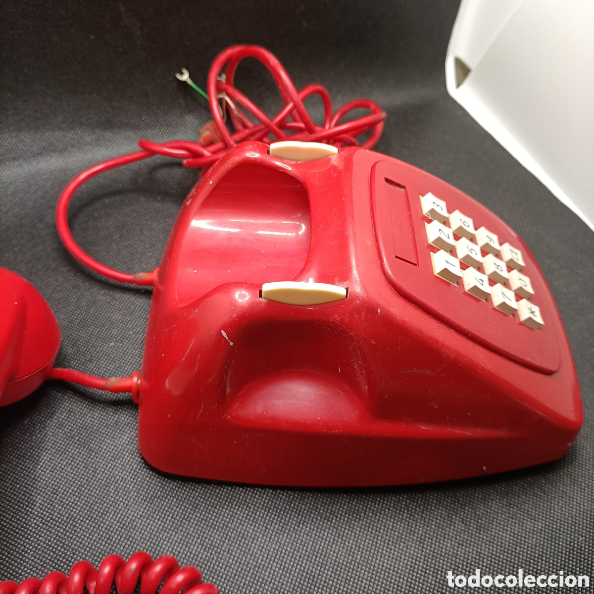 Vintage: Tel&eacute;fono rojo vintage - Foto 3
