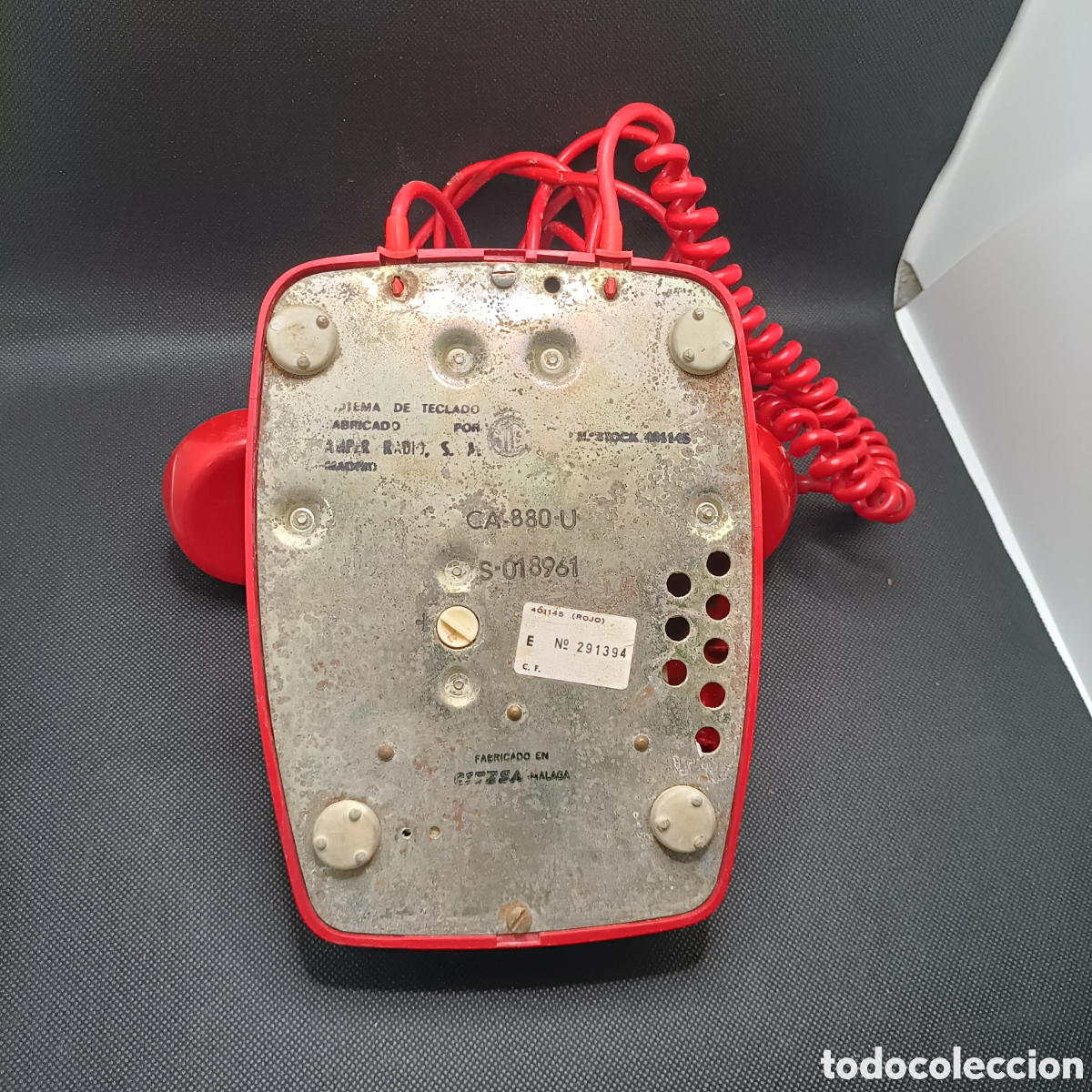 Vintage: Tel&eacute;fono rojo vintage - Foto 6