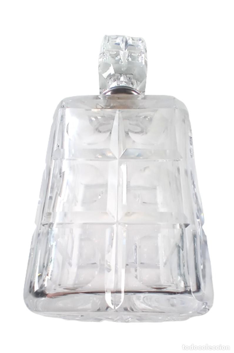 Vintage: Licorera en cristal y plata - Foto 3