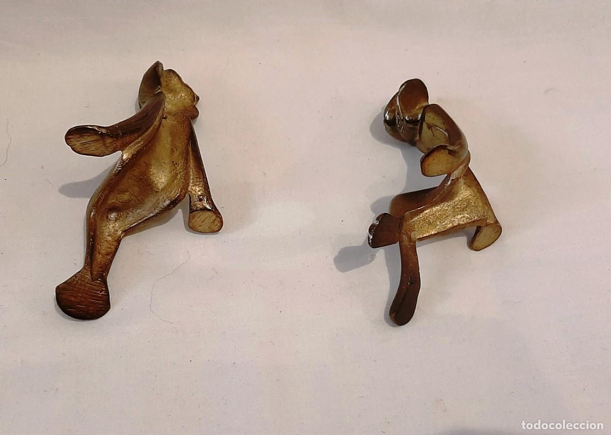 Vintage: Estatuas de rana de lat&oacute;n - Foto 3