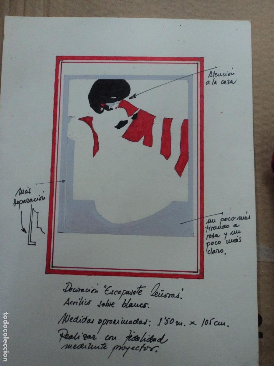 Dise&ntilde;o proyecto decoraci&oacute;n &rdquo;Escaparate de Se&ntilde;oras&rdquo;