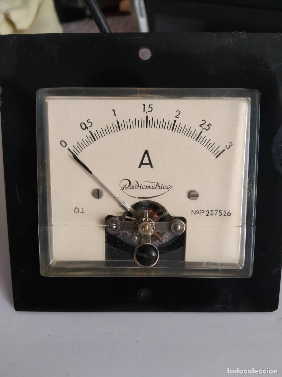 Vintage: Amper&iacute;metro vintage retro de 3 Amp - Foto 1