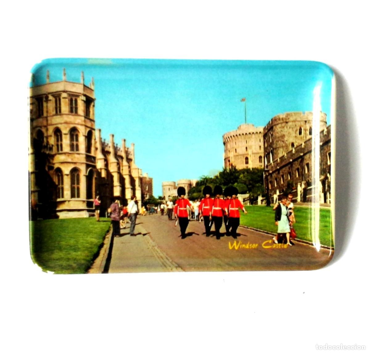 Vintage: Plato Peque&ntilde;o Melamina 70's Souvenir Windsor Castle Londres