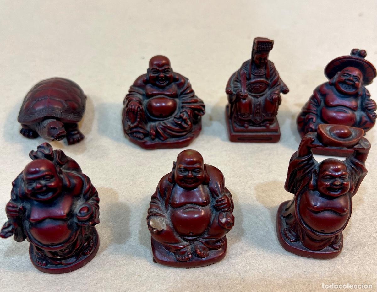 Vintage: FIGURAS BUDA RESINA CHINA - Foto 3