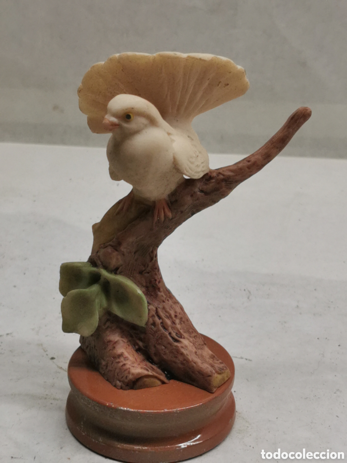 Vintage: P&aacute;jaro sobre rama - Foto 4