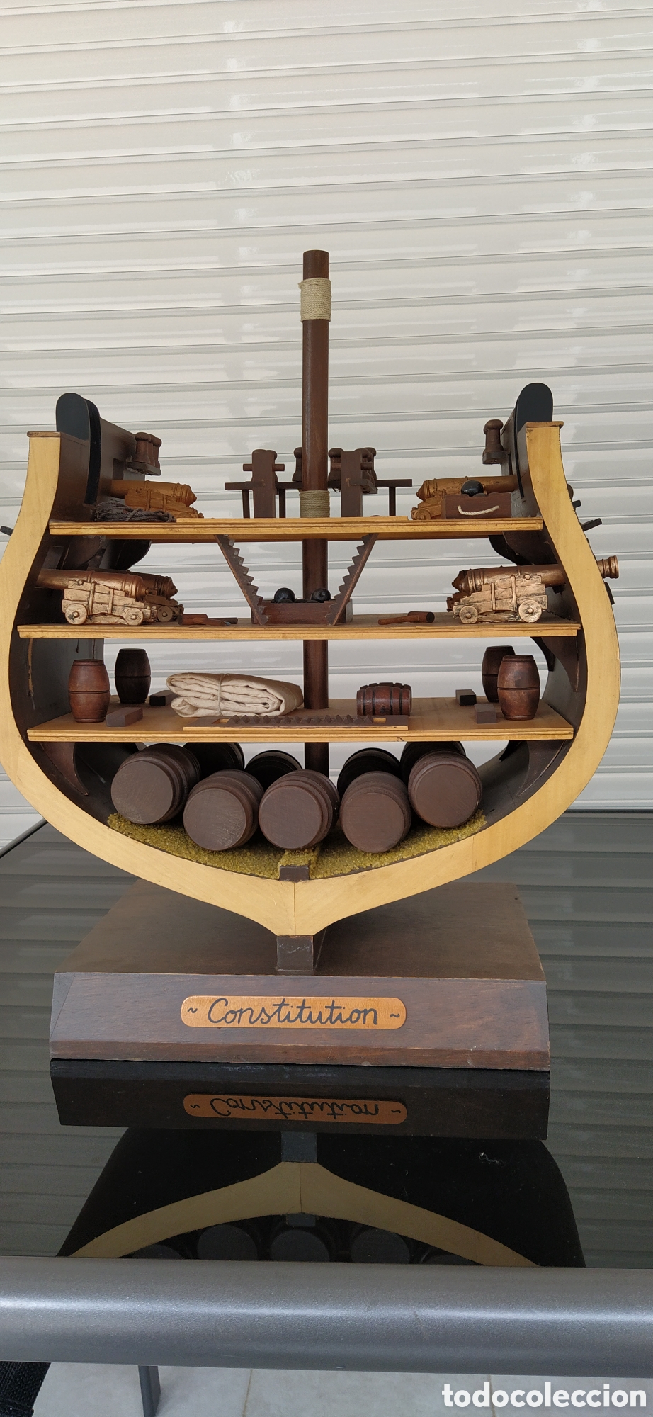 Vintage: Maqueta de barco - Foto 8