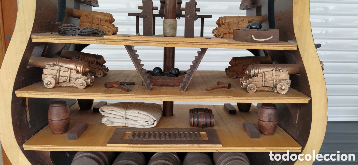 Vintage: Maqueta de barco - Foto 10