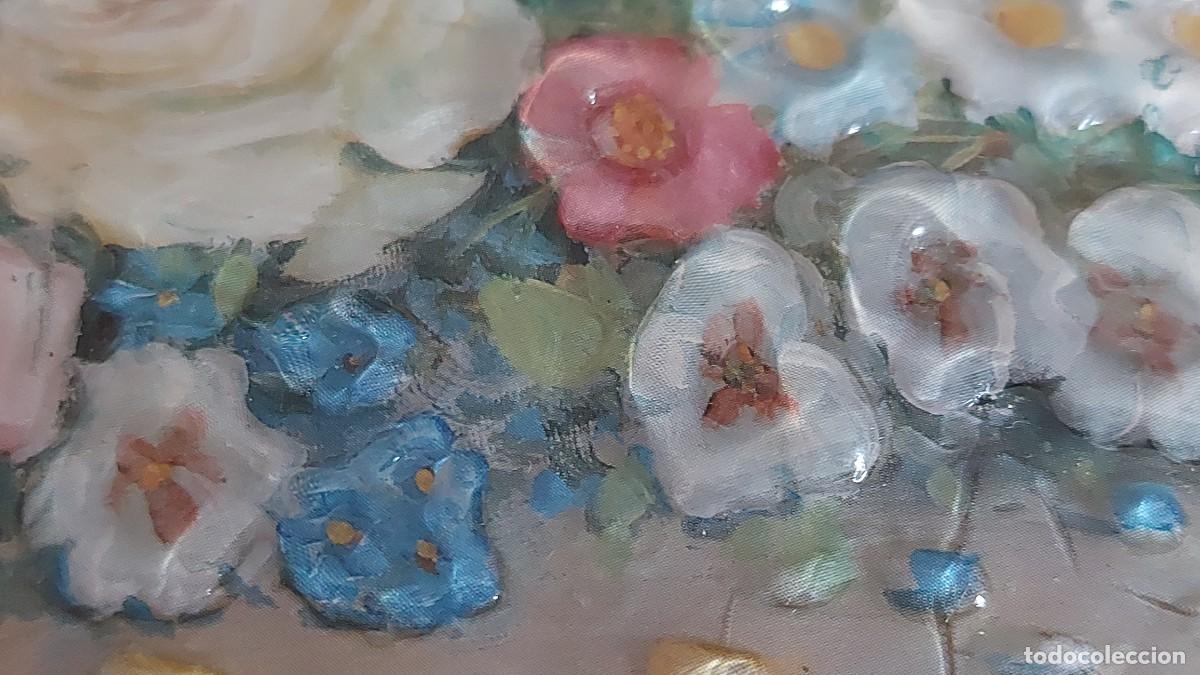 Vintage: CUADRO FLORAL ESMALTADO - Foto 11
