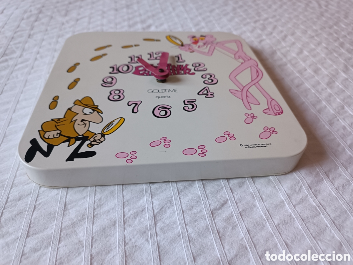 Vintage: Reloj pared Pantera Rosa, funciona - Foto 5