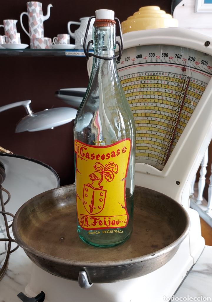 Vintage: Botella de gaseosa Feijoo - Foto 2