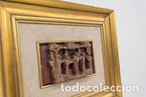 Vintage: Panel de laca China en altorrelieve. vintage - Foto 5