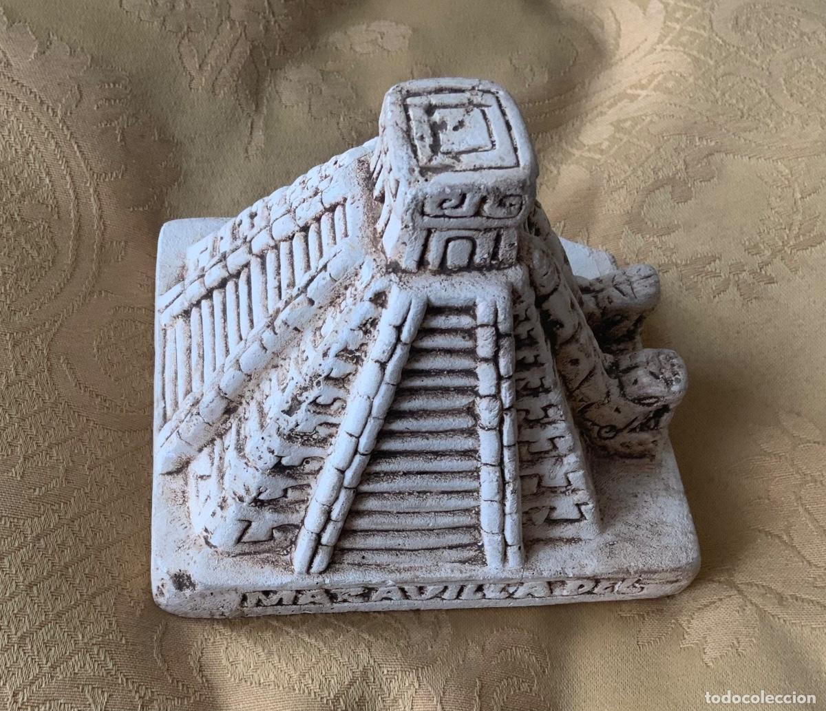 Vintage: FIGURA DE CHICHEN ITZ&Aacute; ARQUEOLOG&Iacute;A MAYA - Foto 2