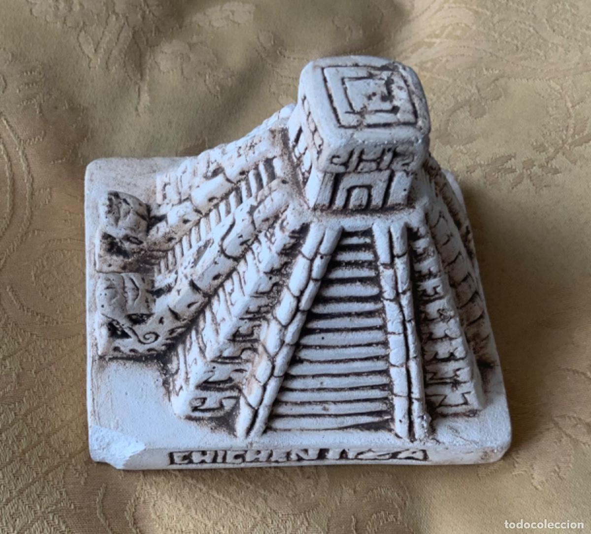 Vintage: FIGURA DE CHICHEN ITZ&Aacute; ARQUEOLOG&Iacute;A MAYA - Foto 4