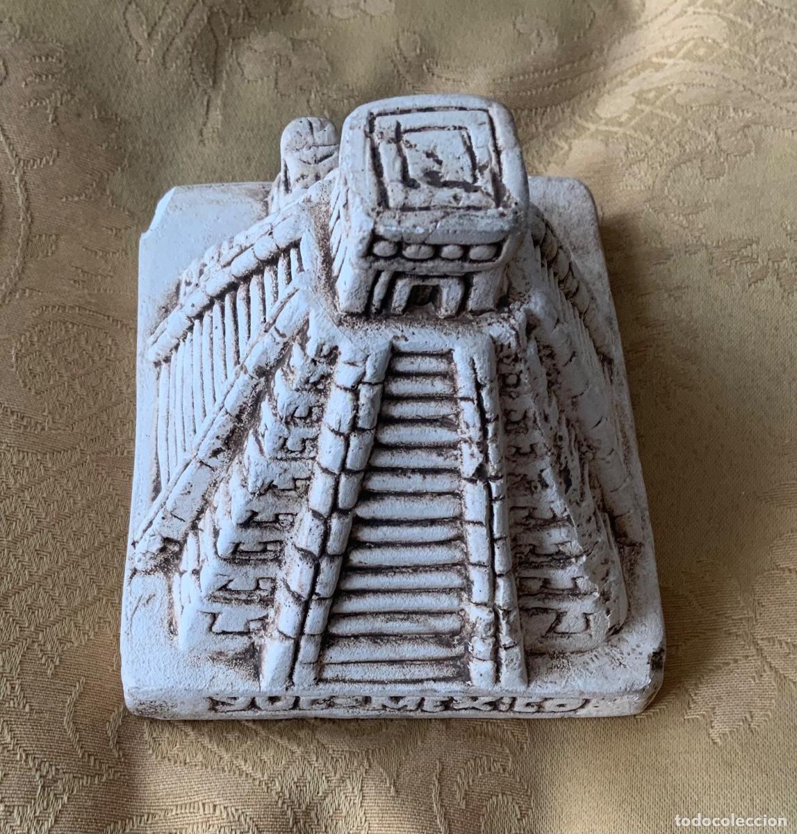 Vintage: FIGURA DE CHICHEN ITZ&Aacute; ARQUEOLOG&Iacute;A MAYA - Foto 10