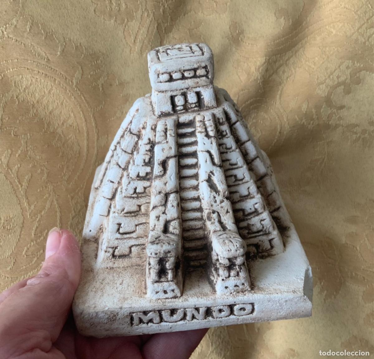 Vintage: FIGURA DE CHICHEN ITZ&Aacute; ARQUEOLOG&Iacute;A MAYA - Foto 11