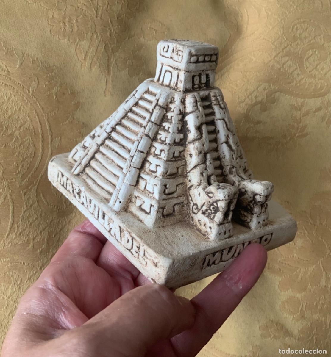 Vintage: FIGURA DE CHICHEN ITZ&Aacute; ARQUEOLOG&Iacute;A MAYA - Foto 12