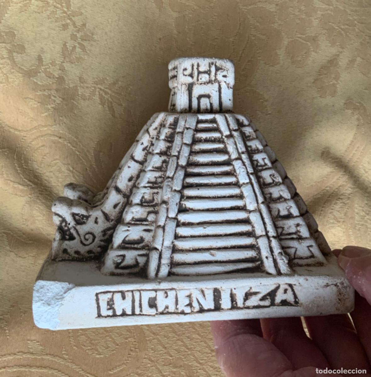 Vintage: FIGURA DE CHICHEN ITZ&Aacute; ARQUEOLOG&Iacute;A MAYA - Foto 13