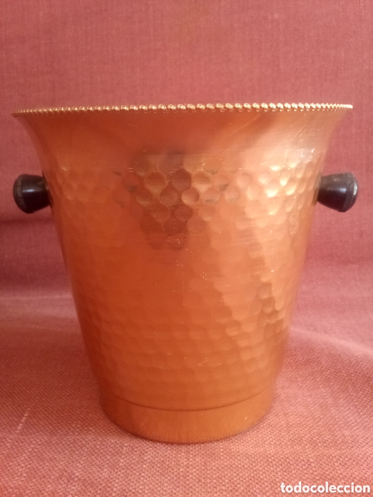 Vintage: CUBITERA ALUMINIO ANODIZADO DORADO - ORO