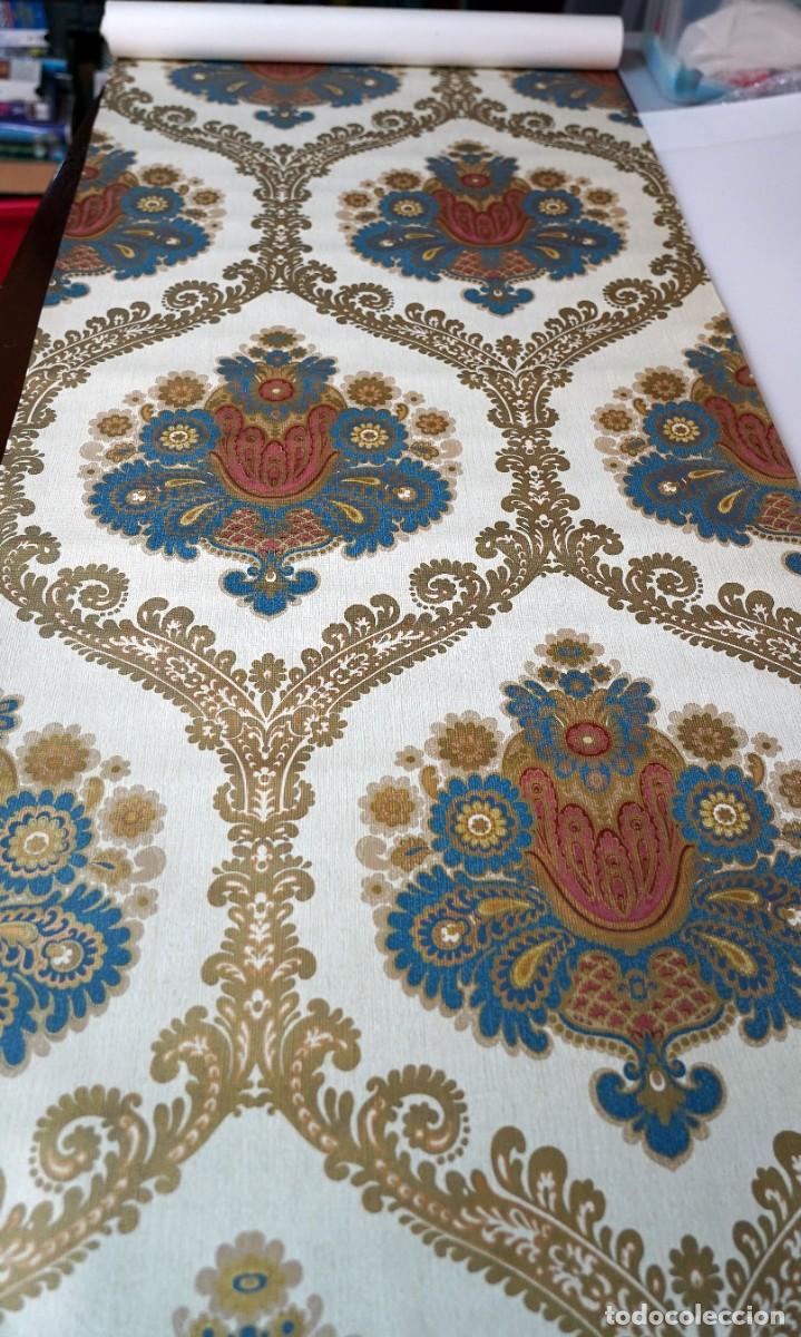 Vintage: Papel pintado decorativo vintage a&ntilde;os 70 para empapelado de paredes o muebles
