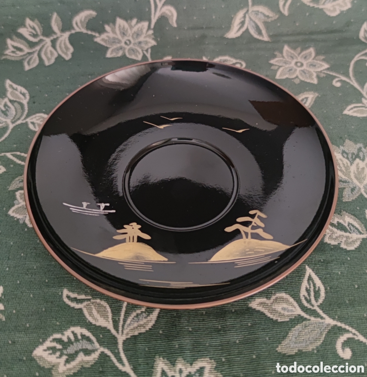 Vintage: Juego de caf&eacute; laca china negro - Foto 6