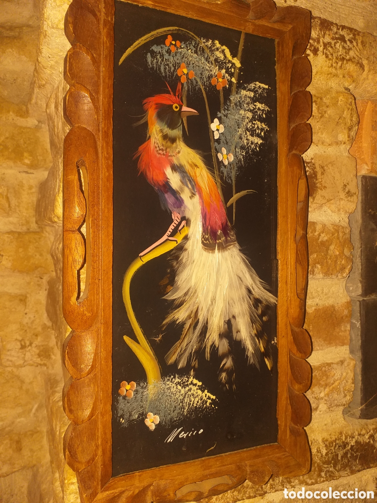 Vintage: Cuadro (decoraci&oacute;n plumas ) - Foto 4