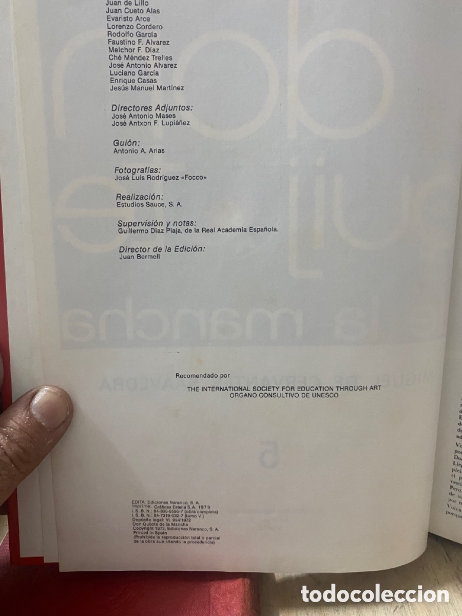 Vintage: Libro don Quijote - Foto 3