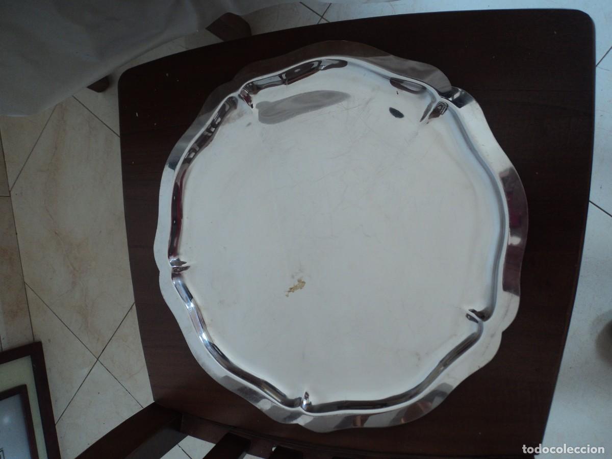 Vintage: Bandeja metal cinco lados