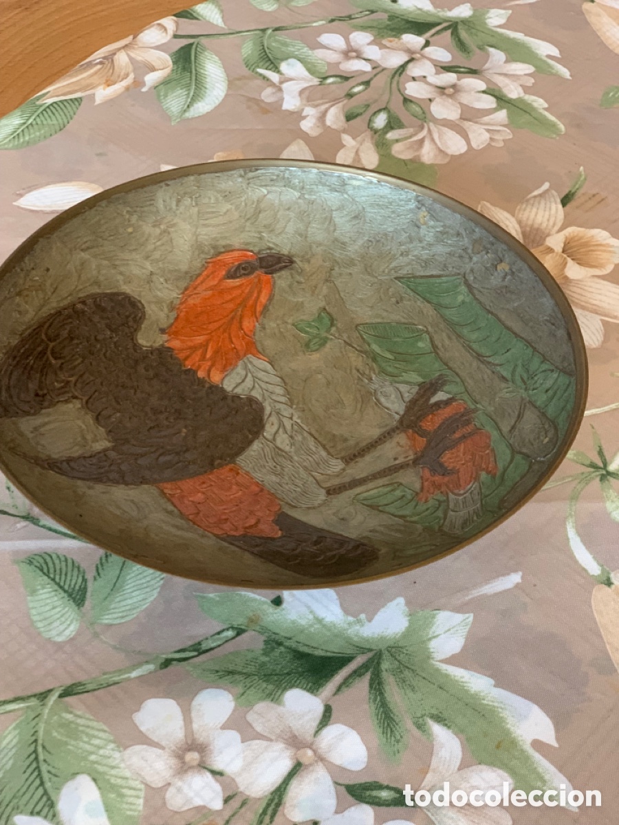 Vintage: Frutero centro de mesa de cobre - Foto 1