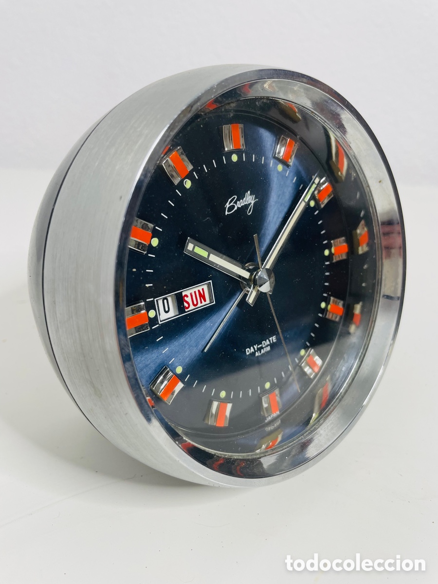 Vintage: Bradley Space Age Design Clock 1970 Japan - Foto 3