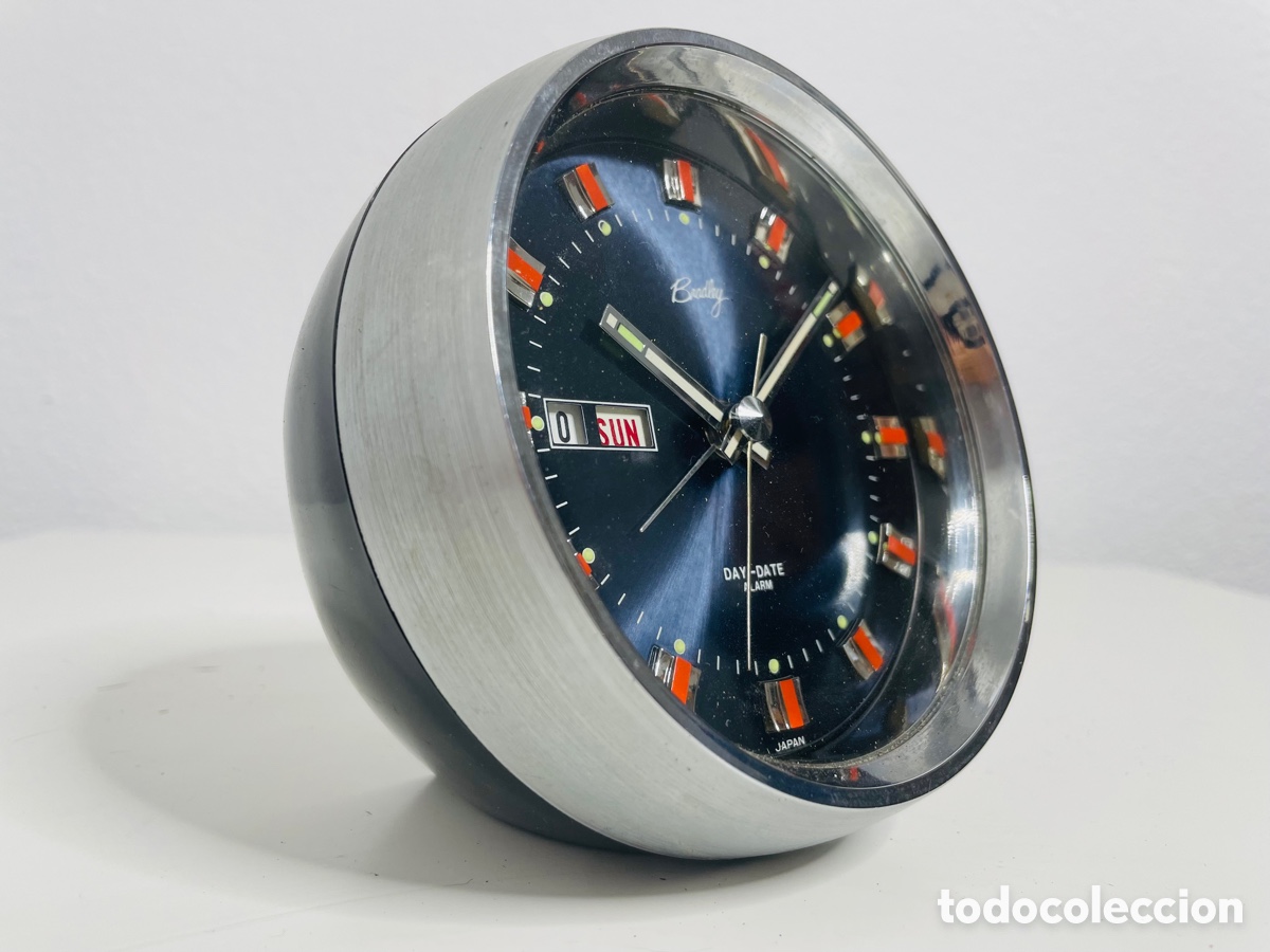 Vintage: Bradley Space Age Design Clock 1970 Japan - Foto 4