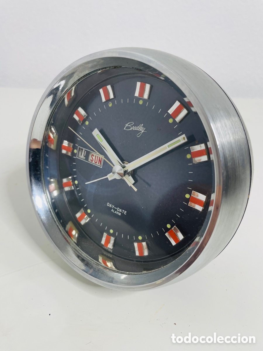 Vintage: Bradley Space Age Design Clock 1970 Japan - Foto 6
