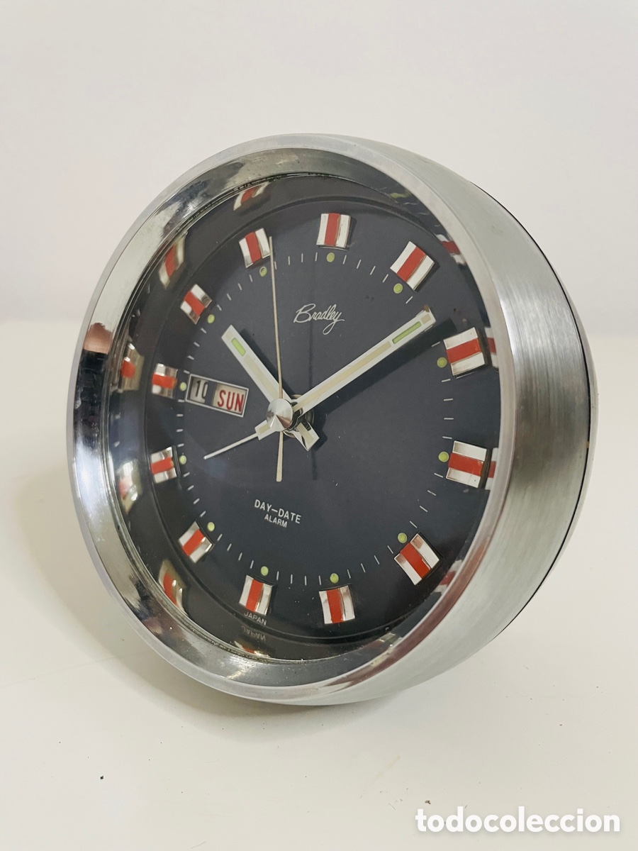 Vintage: Bradley Space Age Design Clock 1970 Japan - Foto 7