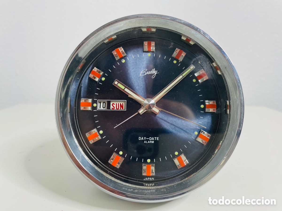 Vintage: Bradley Space Age Design Clock 1970 Japan - Foto 1