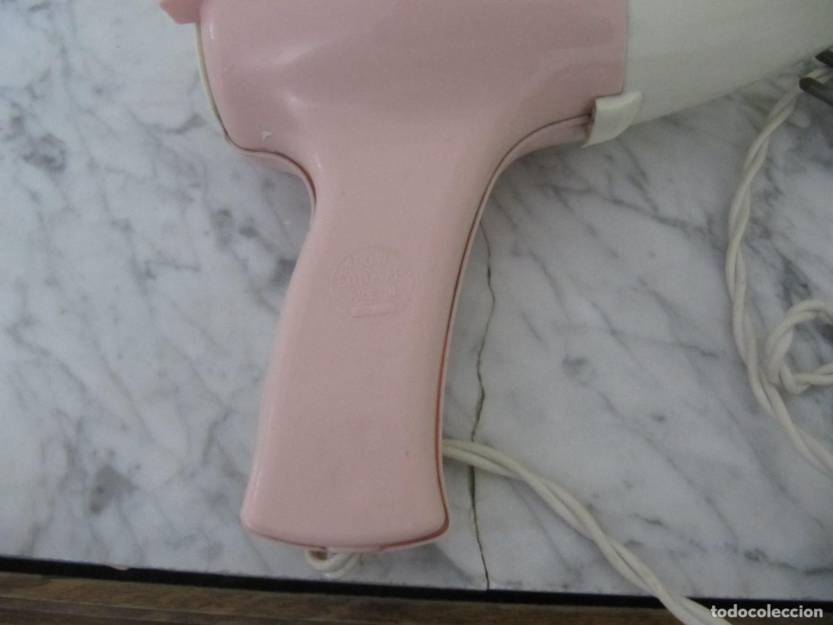 Vintage: SECADOR VINTAGE BLANCO Y ROSA FUNCIONA - Foto 4