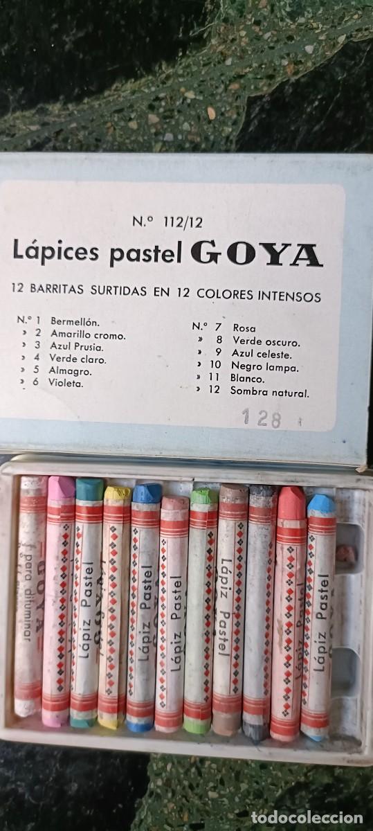 pinturas pastel para difuminar goya años 80 - Compra venta en todocoleccion