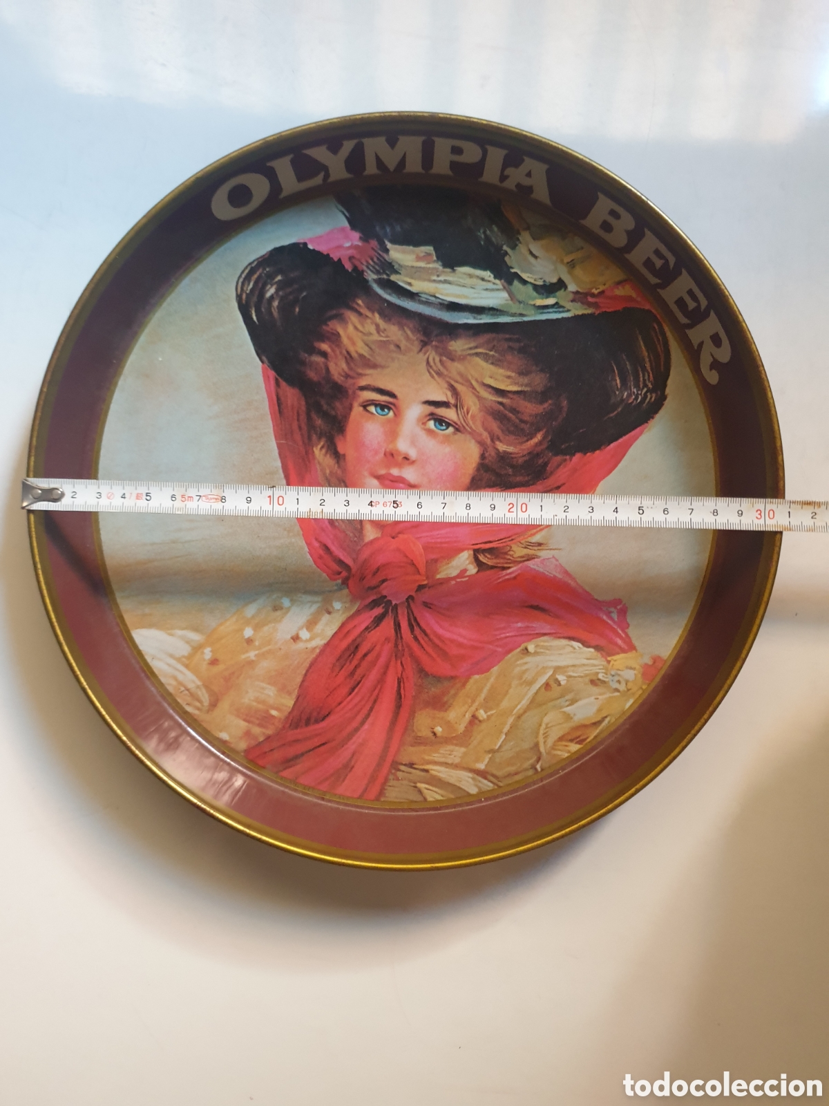 Vintage: BANDEJA OLIMPIA BEER - Foto 3