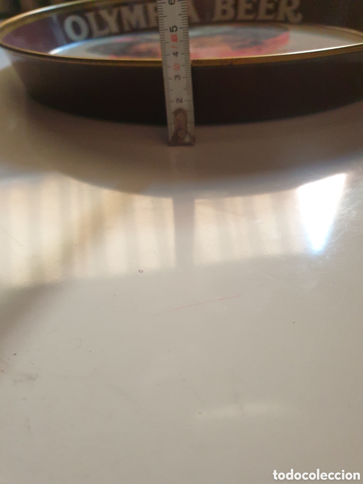 Vintage: BANDEJA OLIMPIA BEER - Foto 4