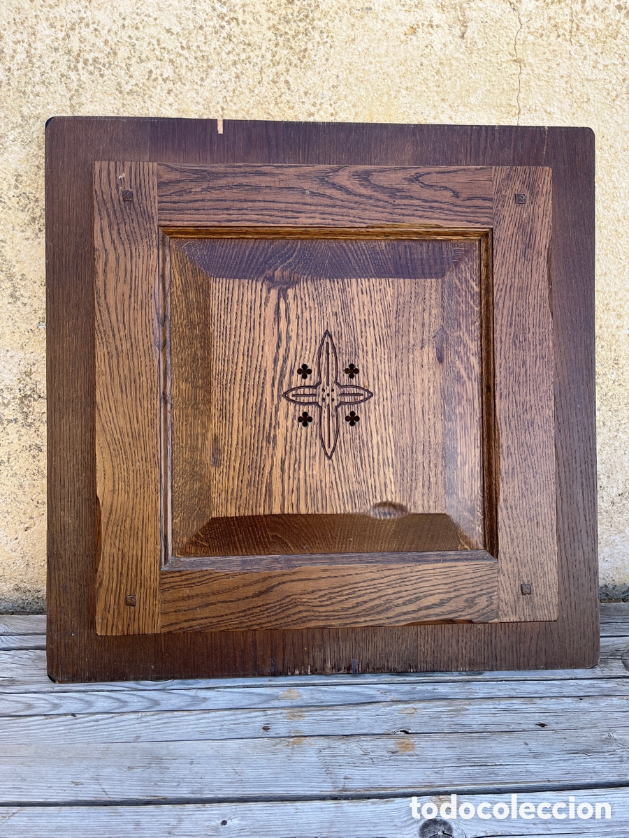 Vintage: I Pieza de madera de roble para puerta.