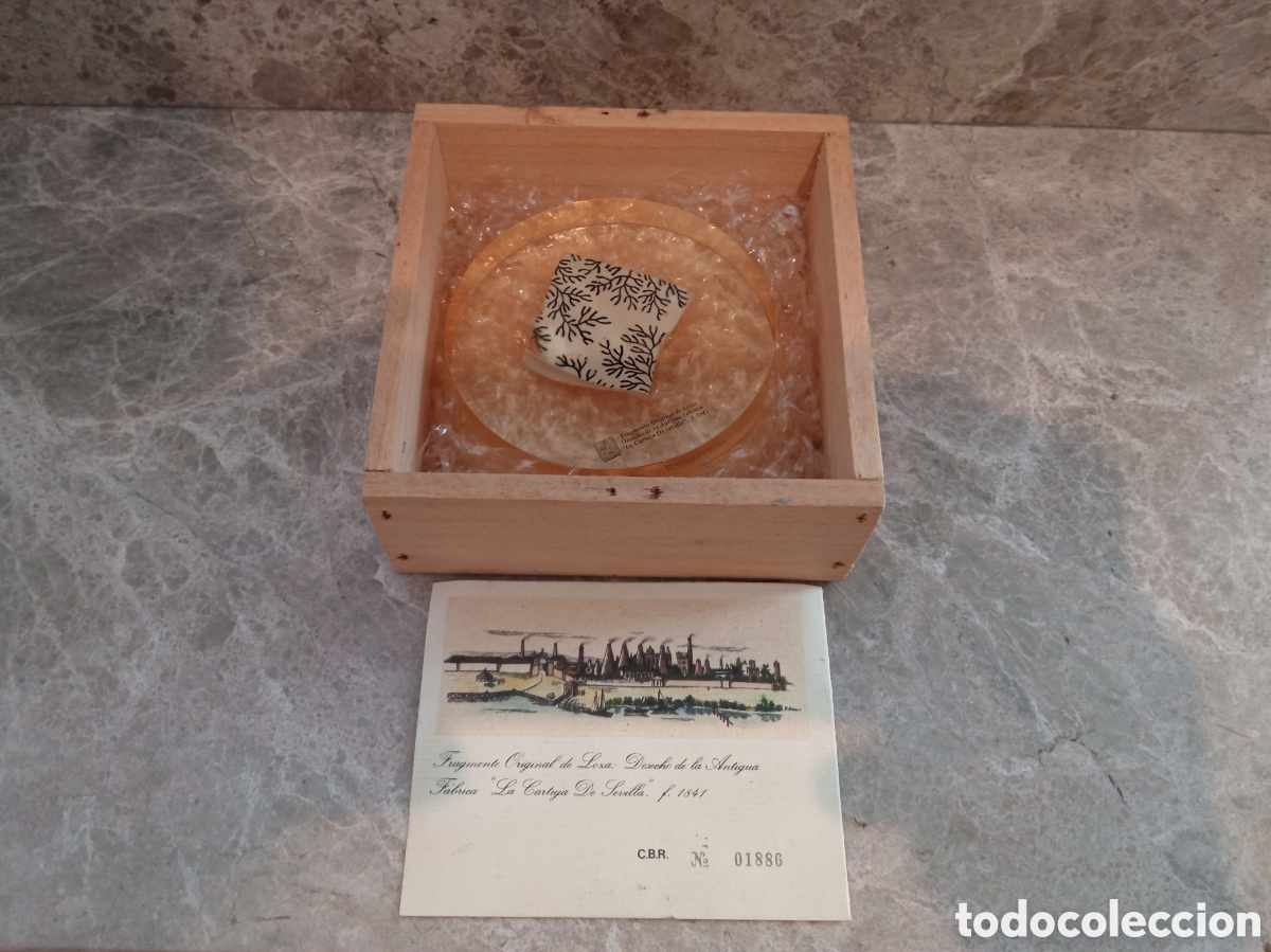 Vintage: EXPO 92 SEVILLA 1992 PISAPAPELES CARTUJA CERTIFICADO