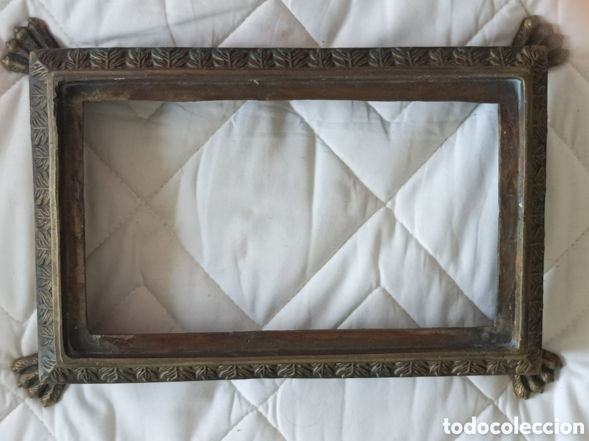 Vintage: CAJA GRANDE PORCELANA Y BRONCE - Foto 3