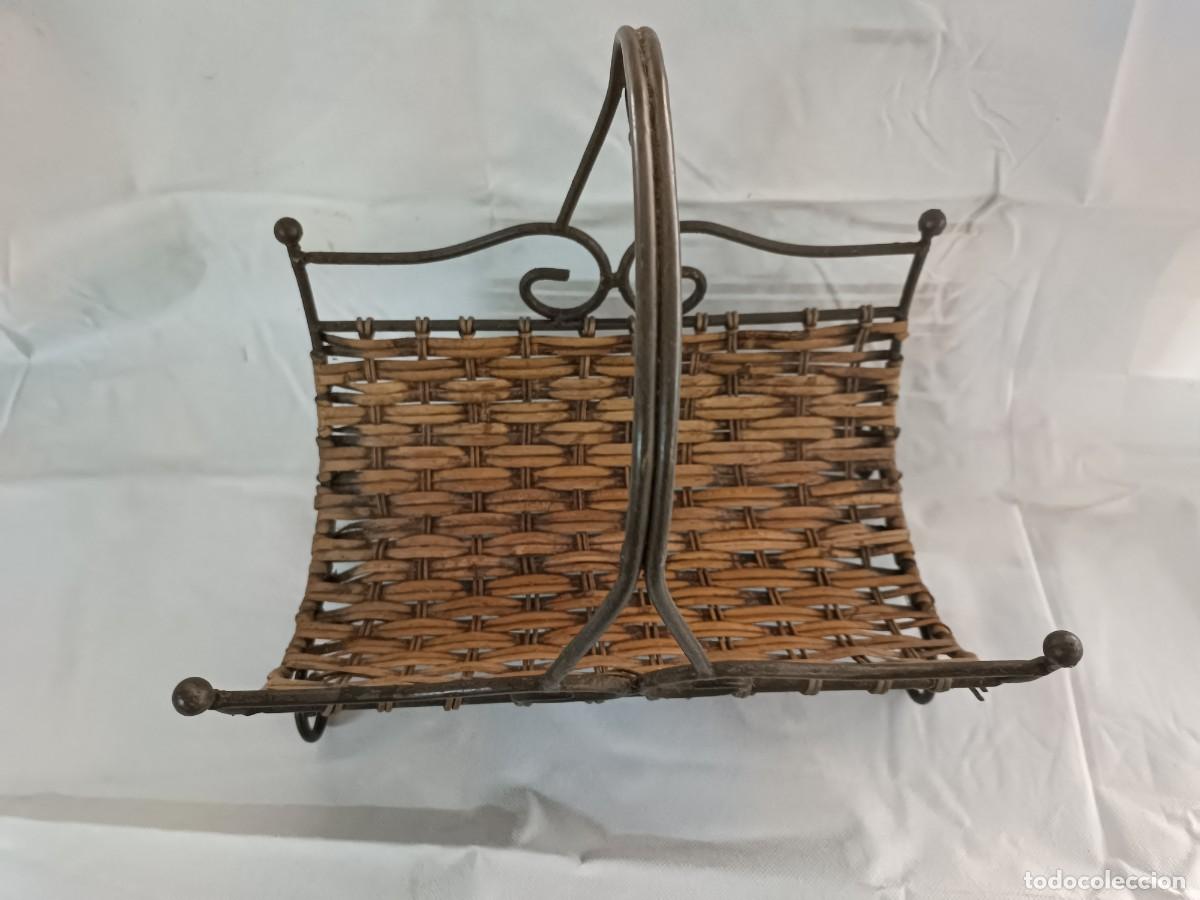 Vintage: Cesta de mimbre - Foto 1