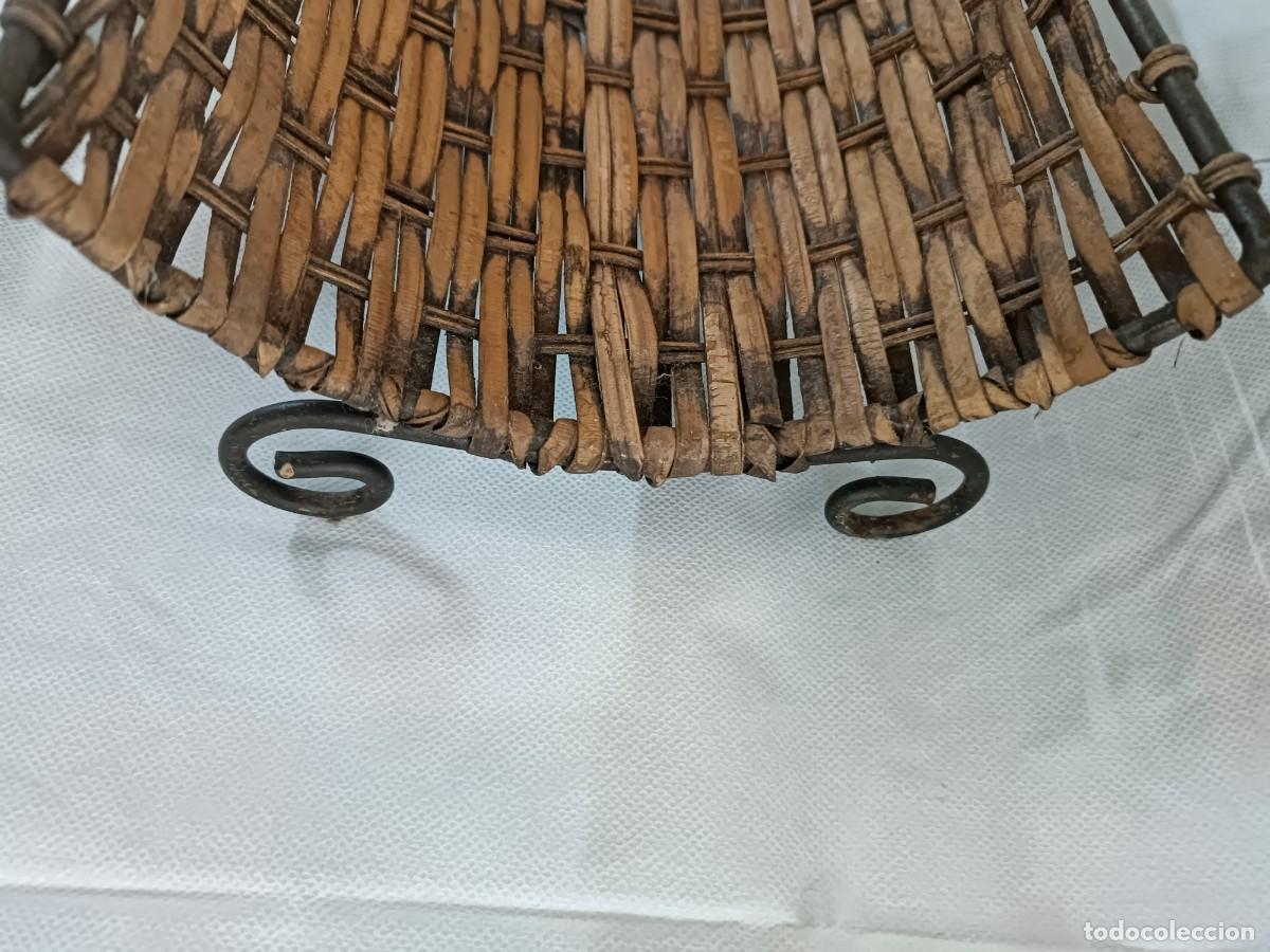 Vintage: Cesta de mimbre - Foto 3