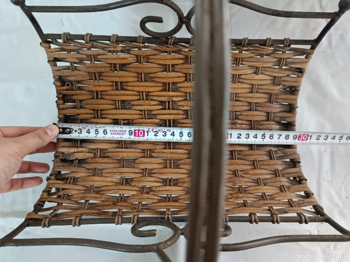 Vintage: Cesta de mimbre - Foto 4