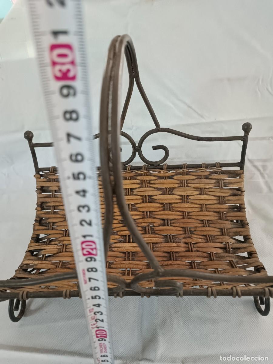 Vintage: Cesta de mimbre - Foto 5