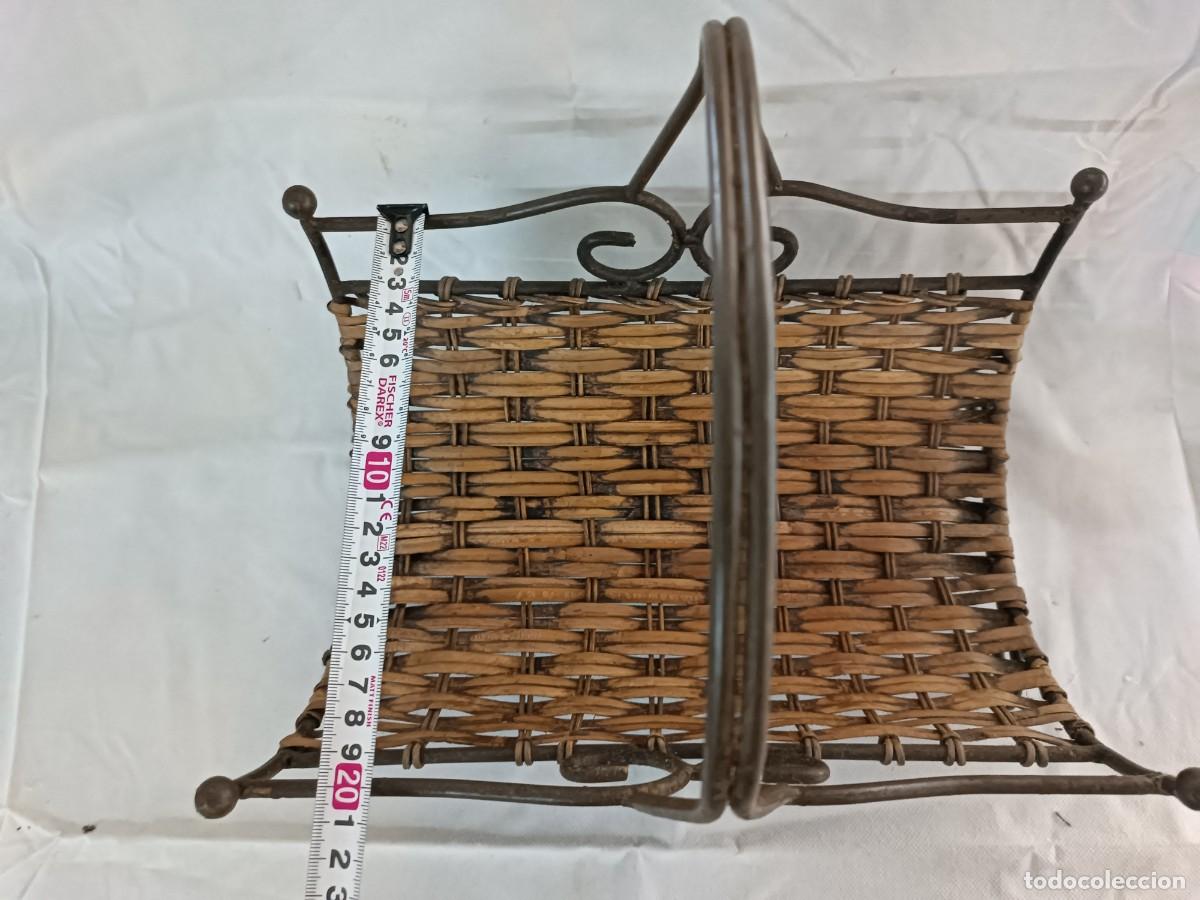 Vintage: Cesta de mimbre - Foto 6