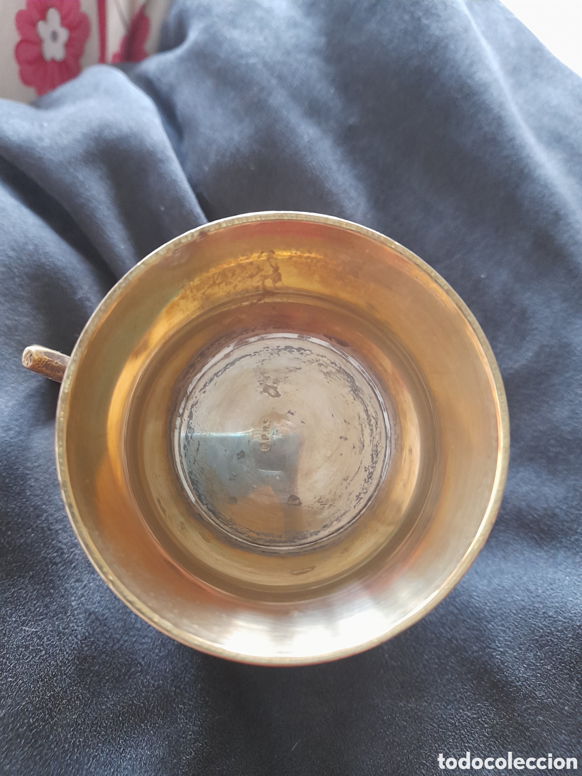 Vintage: Taza de te de bronce - Foto 3