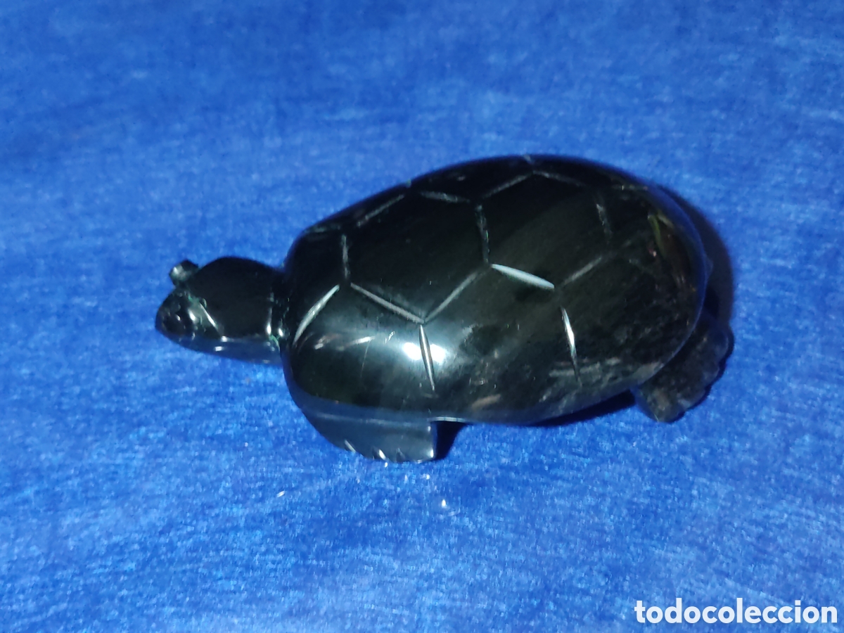 Vintage: Tortuga tallada en &oacute;nice M&eacute;xico. - Foto 3