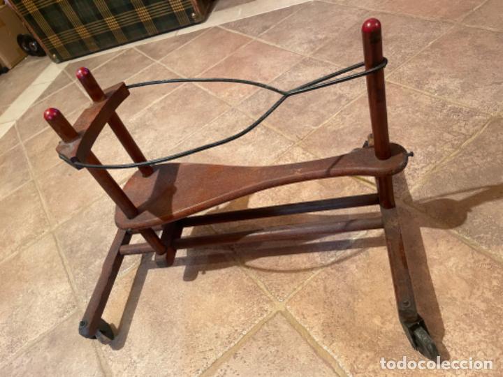 Vintage: ANTIGUO TACA T&Aacute; NI&Ntilde;OS MADERA - Foto 4