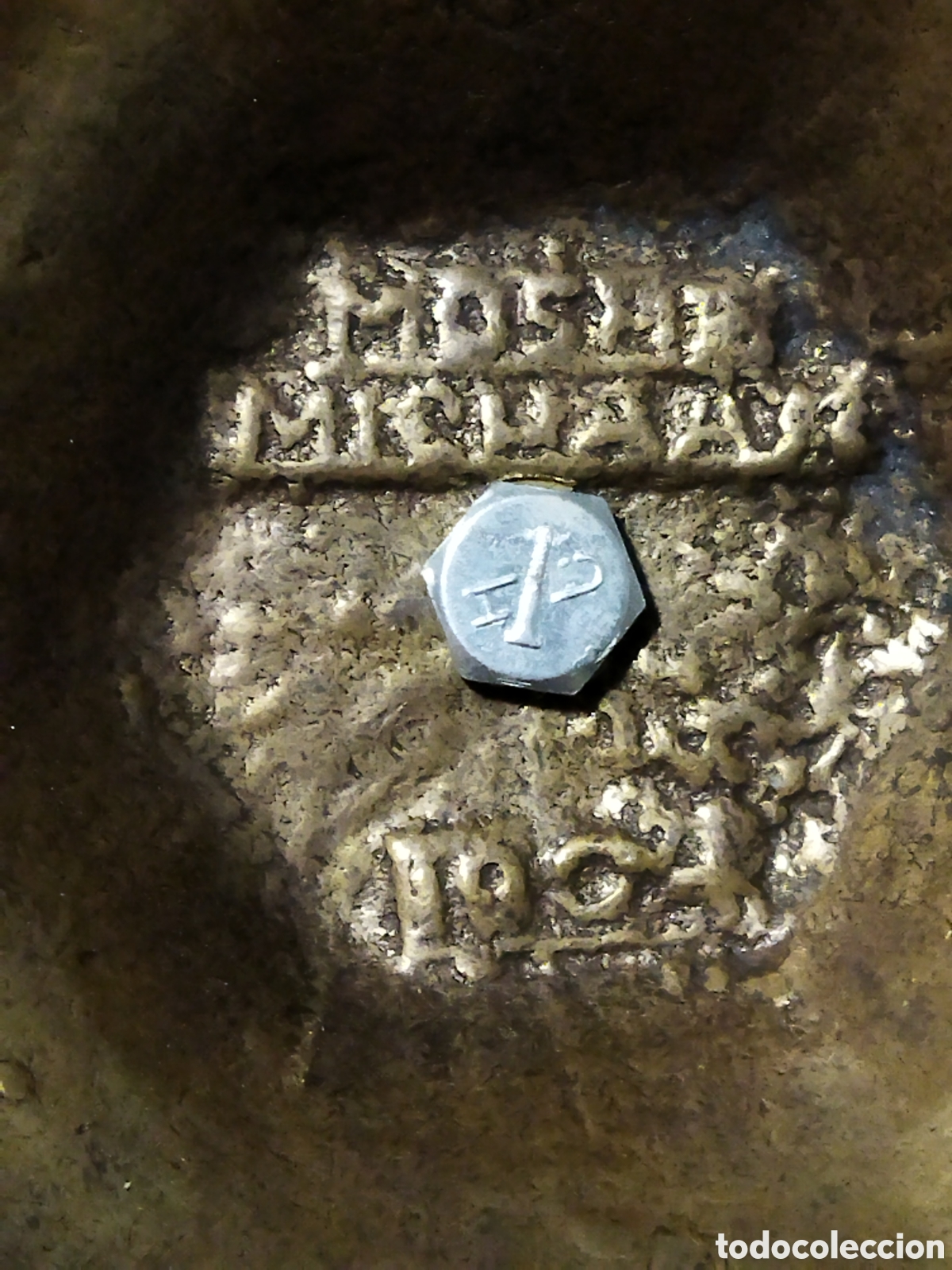 Vintage: Menor&aacute;h de bronce firmada - Foto 7